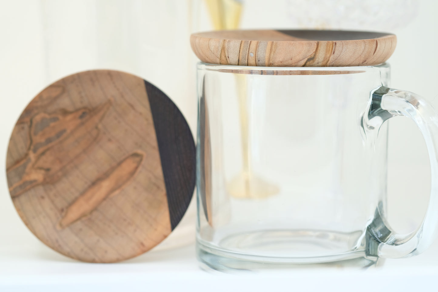Topper for wine glass or coffee mug