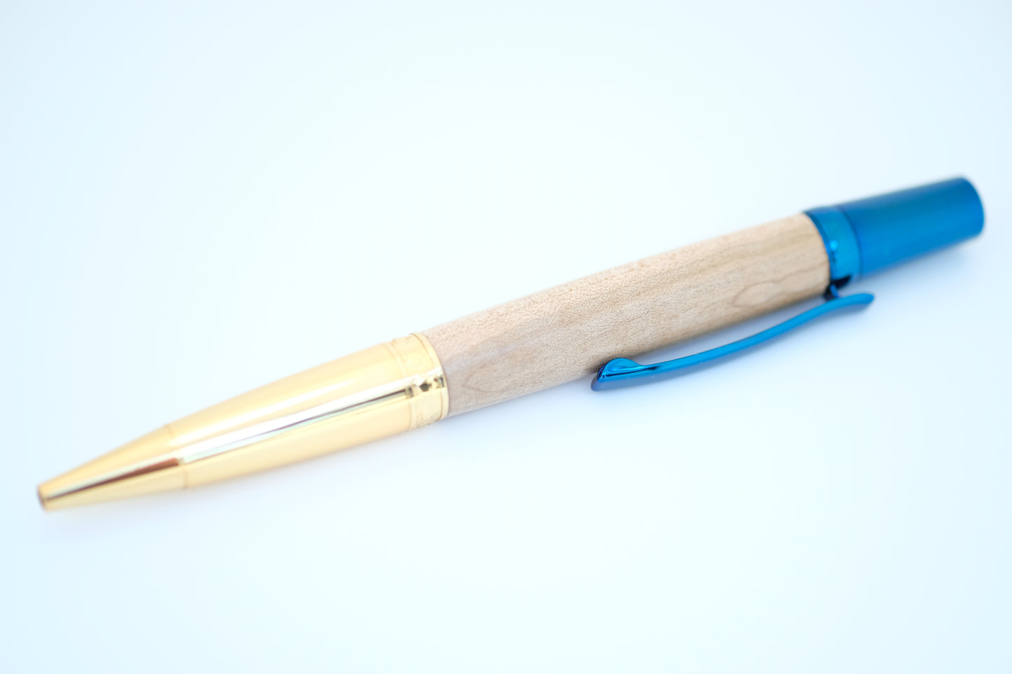 Blue And Gold Maple Leaf Pen
