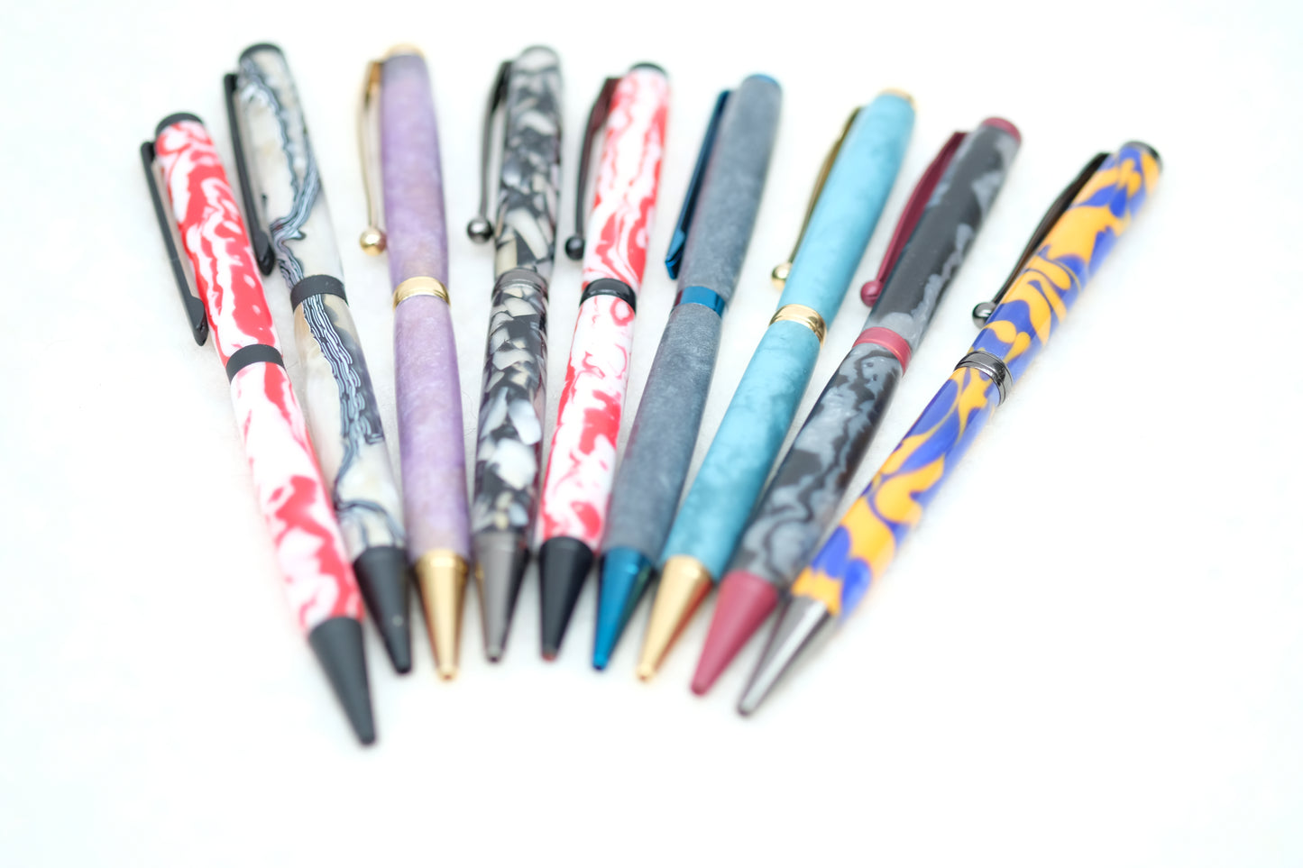 Resin slimline pen