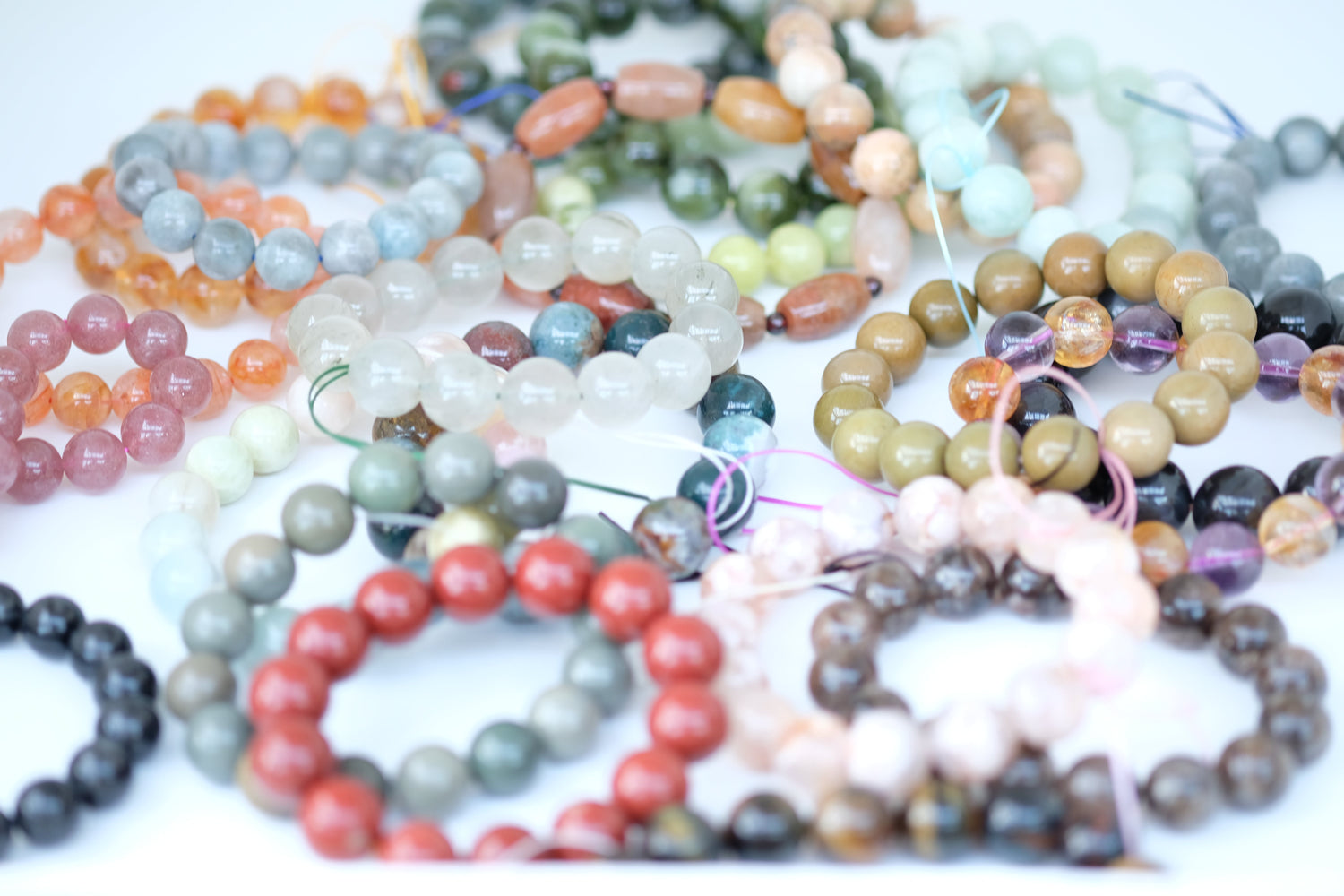 Gemstone bracelets