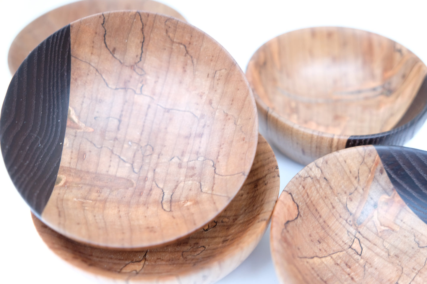 Wormy Maple and Roasted Ash Penny Bowl