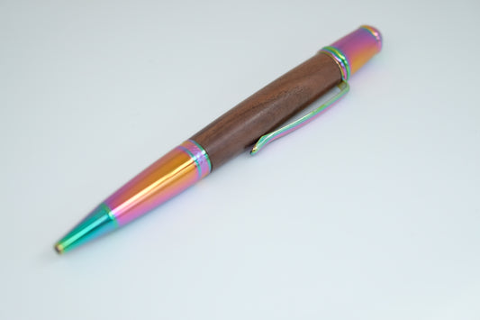 Black Walnut Aurora Chameleon Pen