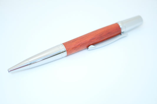 Bloodwood Maple Leaf Chrome Pen