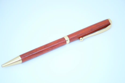 Orange Osage Fancy Slimline Gold Pen