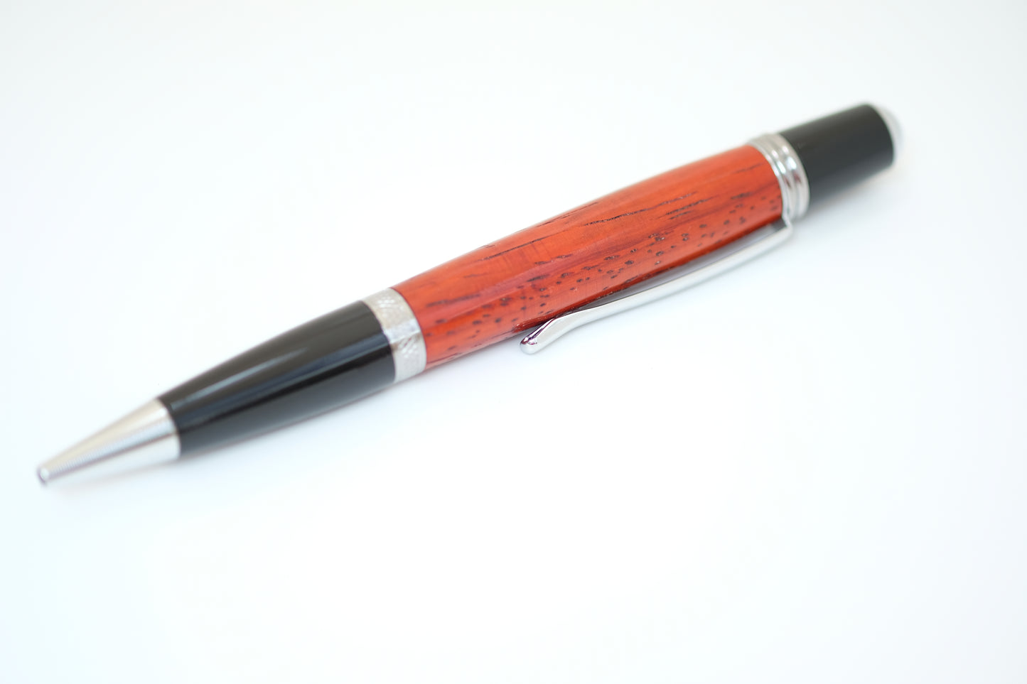 Orange Osage Sierra Chrome Pen