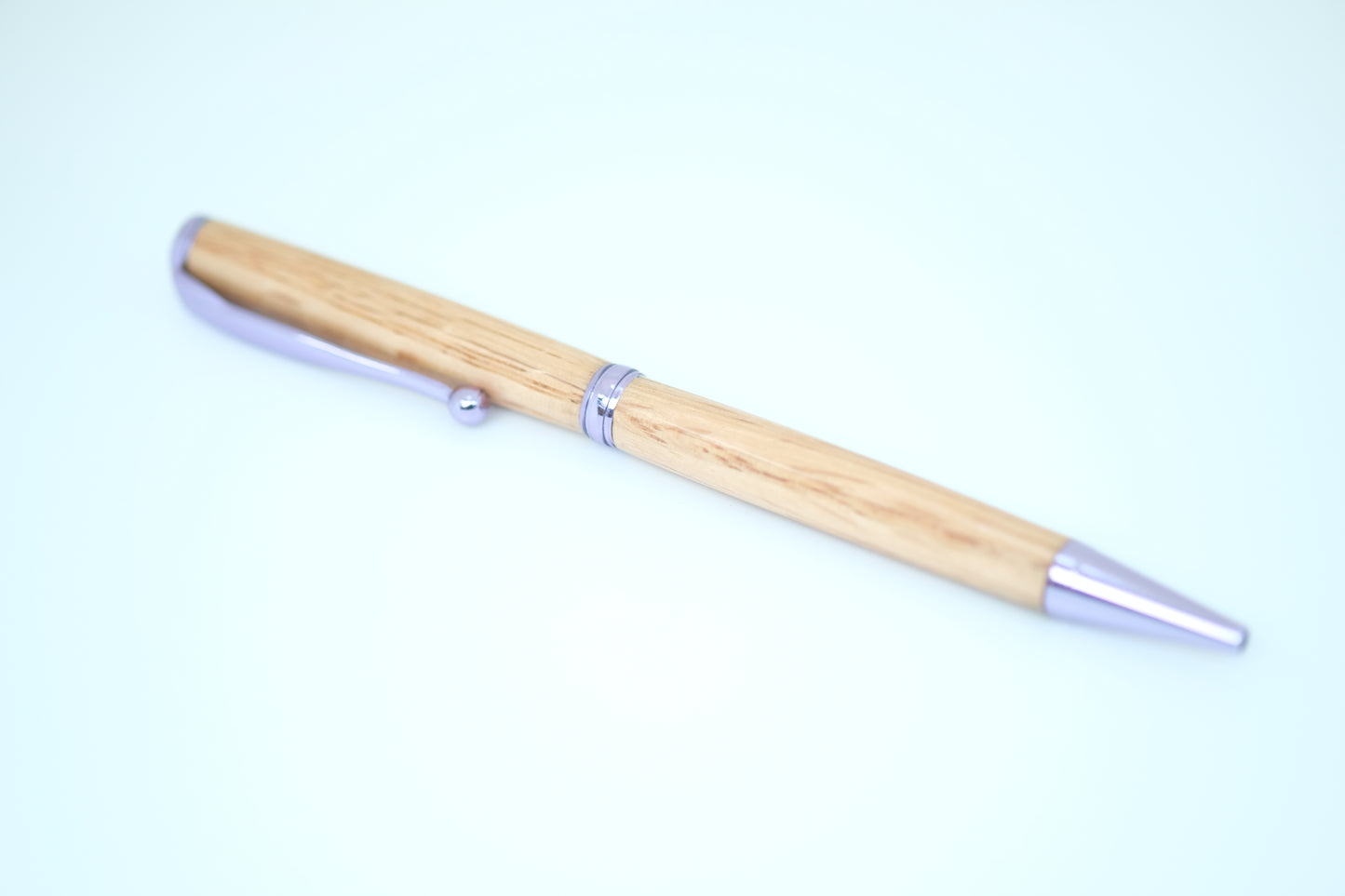 Red Oak Fancy Slimline Purple Pen