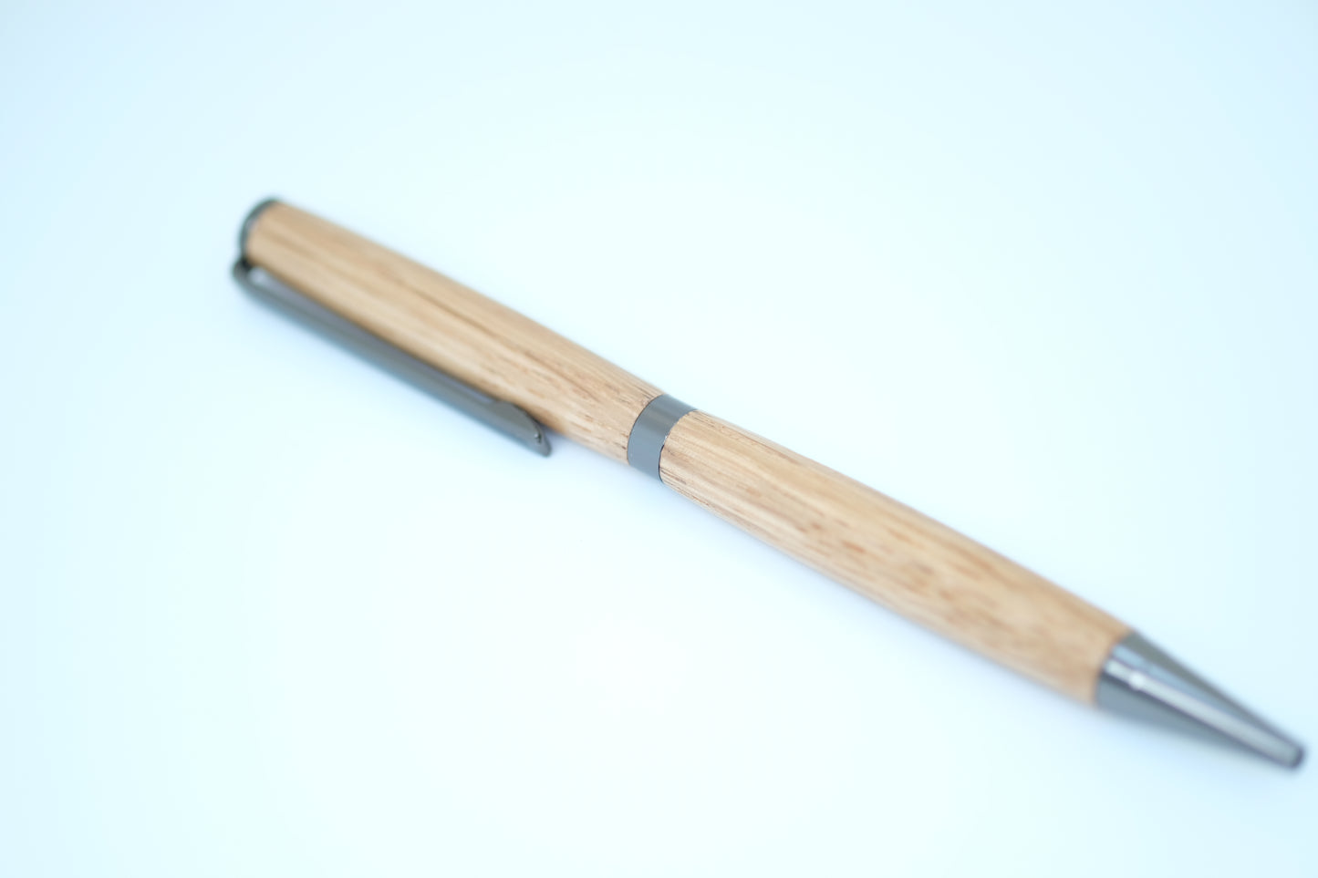 White Oak Slimline Gun Metal Pen